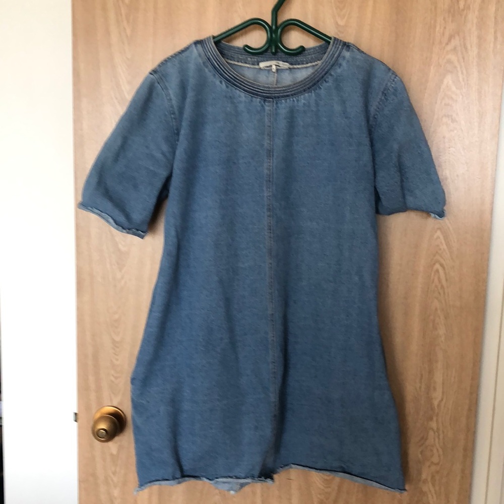 Oak and Fort denim tunic dress